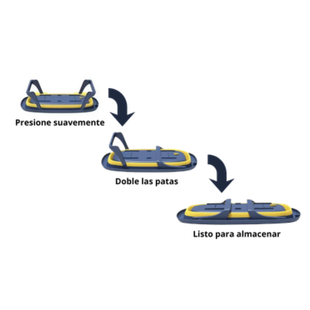 Tina bañera plegable con diseño de cangrejo