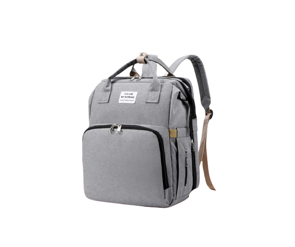 Mochila pañalera con mudador