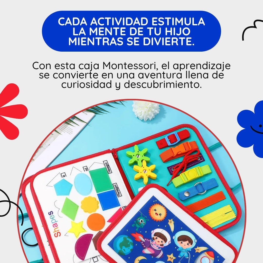 Maleta de juguete sensorial Montessori