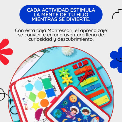 Maleta de juguete sensorial Montessori