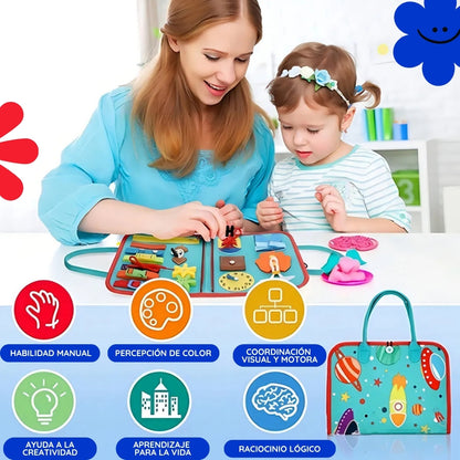 Maleta de juguete sensorial Montessori