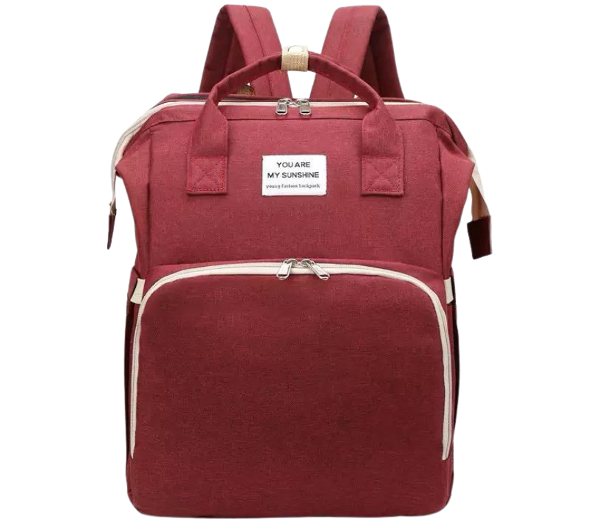 MOCHILA PAÑALERA CON MUDADOR