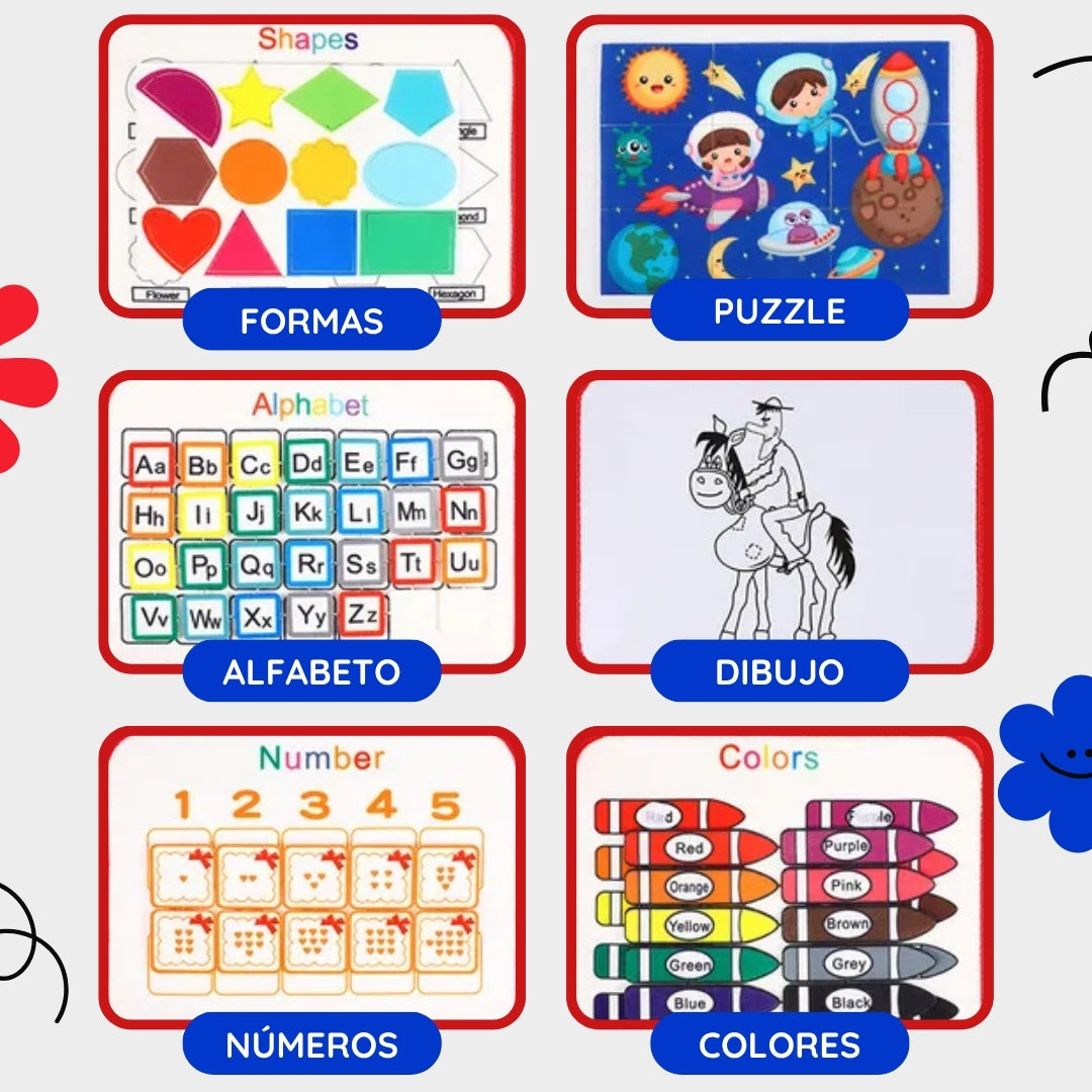 Maleta de juguete sensorial Montessori