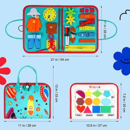 Maleta de juguete sensorial Montessori