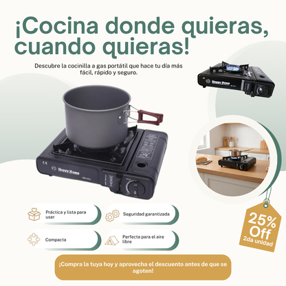 Cocinilla a gas portátil