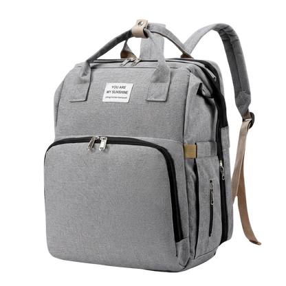 Mochila pañalera con mudador